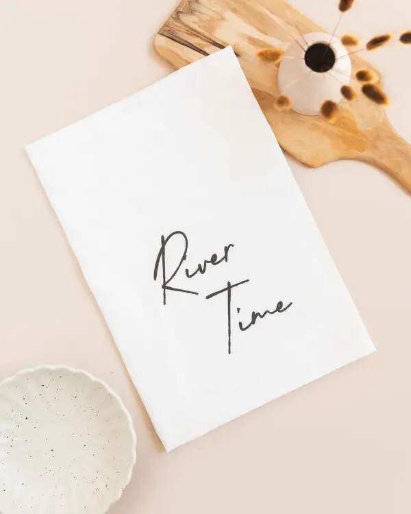 Tea Towel: River Time