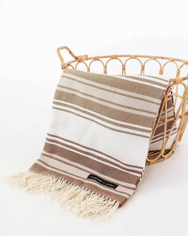 Recycled Beach Blankets by Sackcloth & Ashes: Beach Horizon Terra