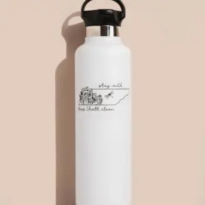 Large Reusable Water Bottle: Keep Chatt Clean (24 oz)