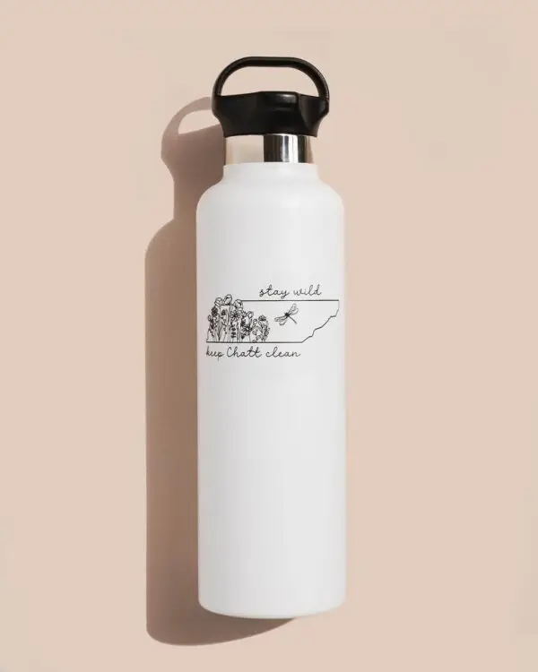 Large Reusable Water Bottle: Keep Chatt Clean (24 oz)